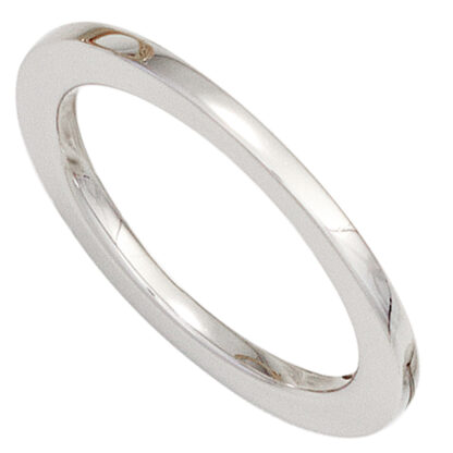Ring 585 Weißgold dezent