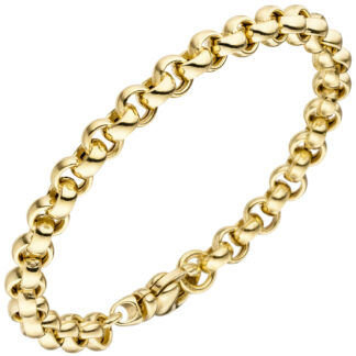 Erbsarmband 585 Gelbgold ca. 6,1 mm ca. 19 cm