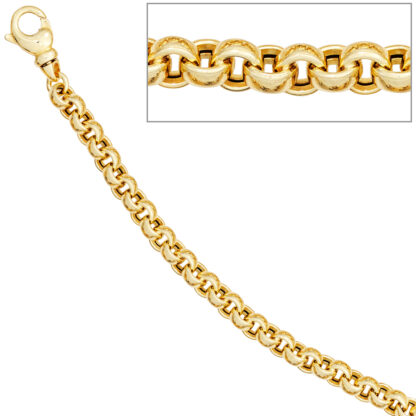 Erbskette 585 Gelbgold ca. 6,1 mm ca. 45 mm – Bild 5