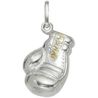 Kinder Anhänger "Boxhandschuh" 925 Silber/teilvergoldet