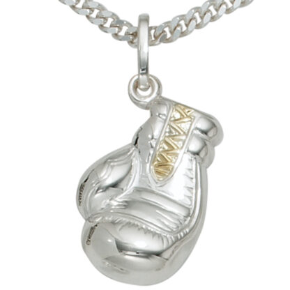 Kinder Anhänger "Boxhandschuh" 925 Silber/teilvergoldet – Bild 4
