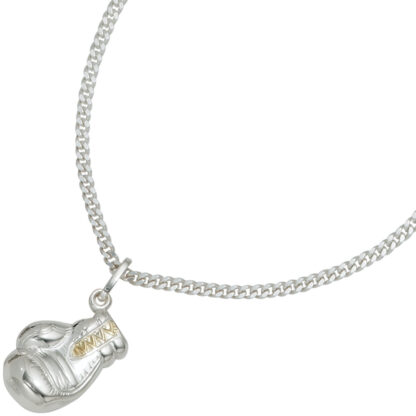 Kinder Anhänger "Boxhandschuh" 925 Silber/teilvergoldet – Bild 2