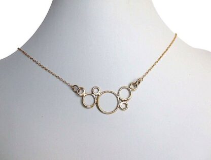 Collier BUBBLES Bronze und vergoldet – Bild 5