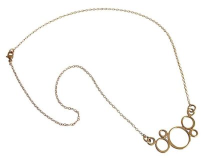 Collier BUBBLES Bronze und vergoldet – Bild 6