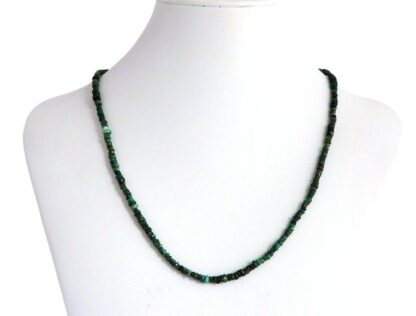Smaragd-Collier mit Karabinerverschluss vergoldet – Bild 3