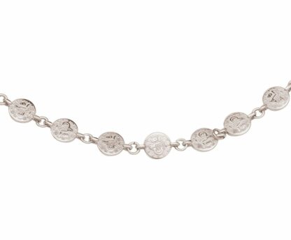 Münzarmband Antik-Stil 925 Silber – Bild 4