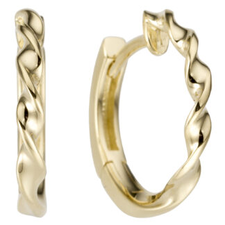 Creolen Kurven-Design 585 Gelbgold