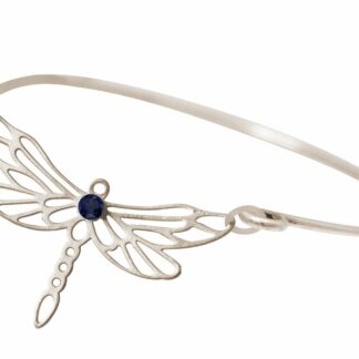 Armreif "Libelle" 925 Silber mit Iolith