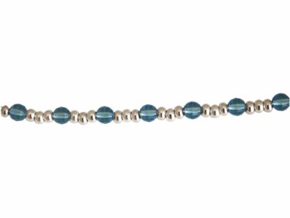 Armband 925 Silber mit SWAROVSKI ELEMENTS hellblau