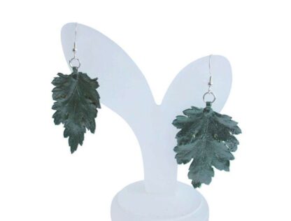 Ohrhaken "Chrysanthem-Blatt" 925 Silber