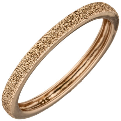Ring 925 Silber/rotvergoldet strukturiert ca. 2,2 mm breit