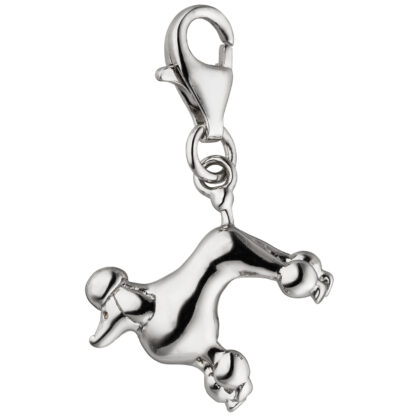 Einhänger/Charm "Pudel" 925 Silber