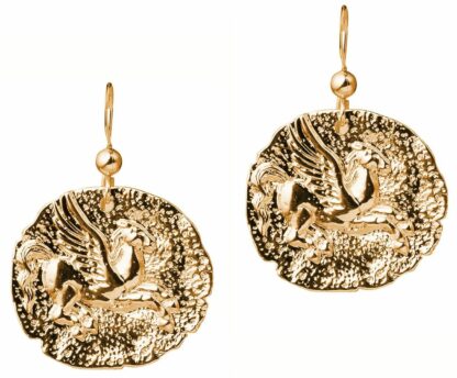 Ohrhaken "Pegasus" 925 Silber/vergoldet