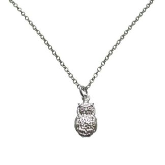 Collier mit Anhänger "Uhu" 925 Silber