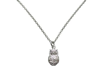 Collier mit Anhänger "Uhu" 925 Silber