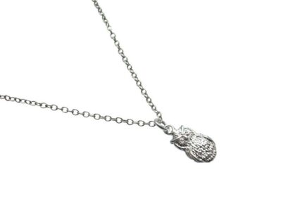 Collier mit Anhänger "Uhu" 925 Silber