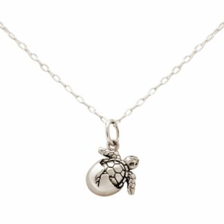 Collier mit Anhänger "Baby-Schildkröte" 925 Silber