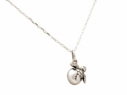 Collier mit Anhänger "Baby-Schildkröte" 925 Silber