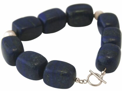 Armband 925 Silber mit Lapis Lazuli