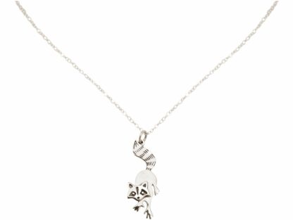 Collier mit Anhänger "Waschbär" 925 Silber