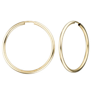 Creolen 333 Gelbgold ca. 28,6 mm