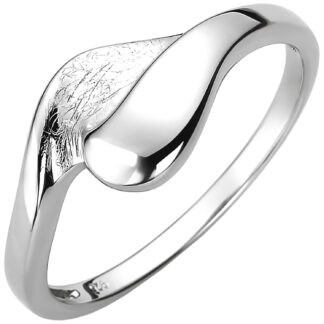 Ring ELEGANZ 925 Silber/teileismatt