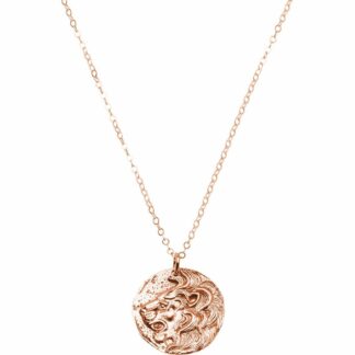 Collier "Löwenkopf" 925 Silber/rosévergoldet