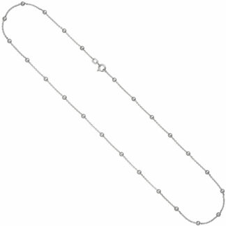 Collier/Rundanker-Kette mit Kügelchen 925 Silber