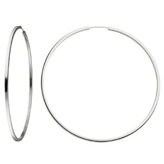 Creolen 925 Silber Durchmesser ca. 73 mm