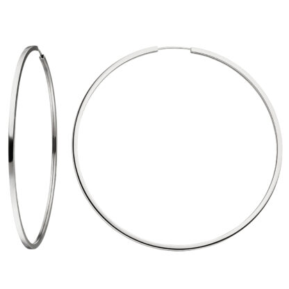 Creolen 925 Silber Durchmesser ca. 73 mm
