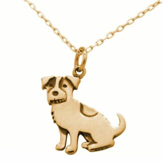 Collier „Jack Russell Terrier“ 925 Silber/vergoldet