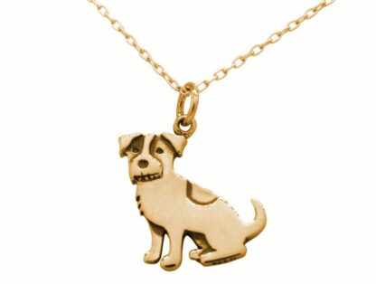 Collier „Jack Russell Terrier“ 925 Silber/vergoldet
