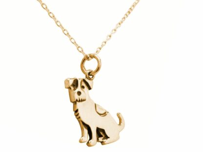 Collier „Jack Russell Terrier“ 925 Silber/vergoldet