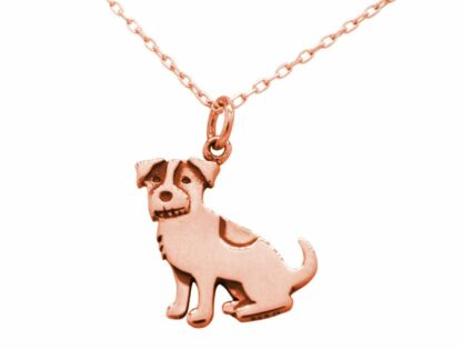 Collier "Jack Russell Terrier" 925 Silber/rosévergoldet