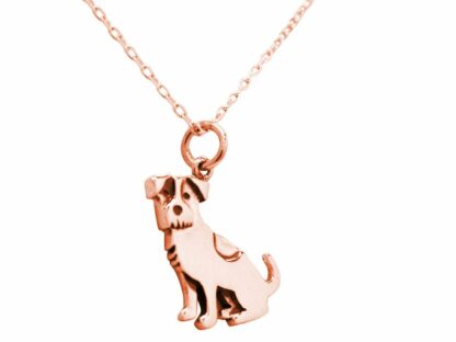Collier "Jack Russell Terrier" 925 Silber/rosévergoldet