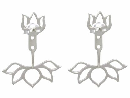 Ohrstecker "Lotus-Blüte" 925 Silber