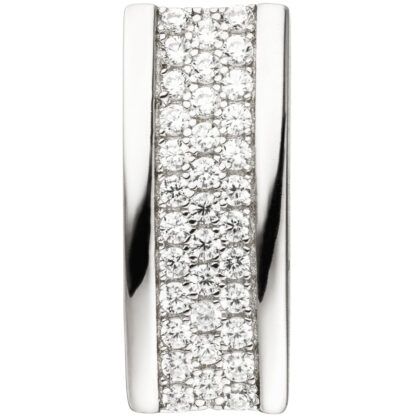Anhänger 925 Silber mit 35 Zirkonia weiß
