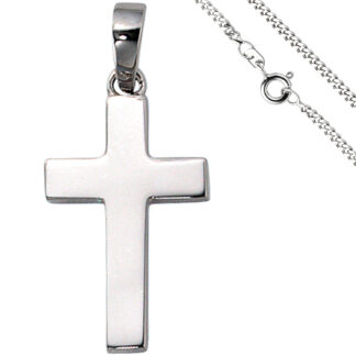 Collier „Kreuz“ 925 Silber 50 cm