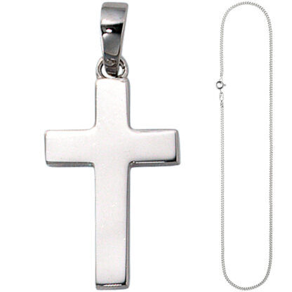 Collier „Kreuz“ 925 Silber 50 cm