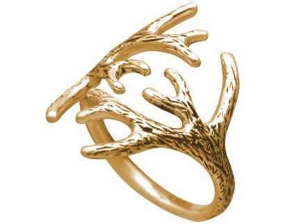 Ring „Geweih“ 925 Silber/vergoldet