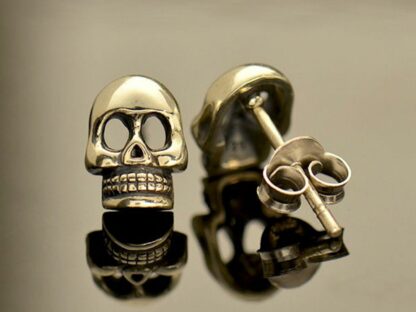 Ohrstecker "Totenkopf" 925 Silber