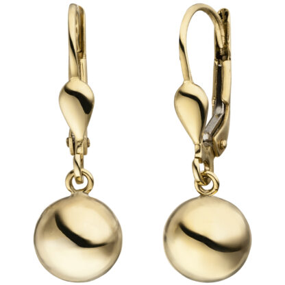 Boutons "Kugeln" 333 Gelbgold