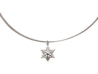 Collier/Juwelierdraht "Schneeflocke" 925 Silber