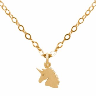 Collier "Einhorn" 925 Silber/vergoldet