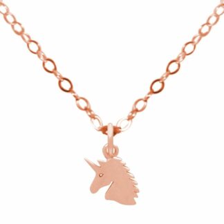 Collier "Einhorn" 925 Silber/rosévergoldet