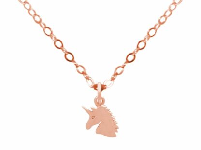 Collier "Einhorn" 925 Silber/rosévergoldet