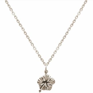 Collier mit Anhänger „Hibiskus“ 925 Silber