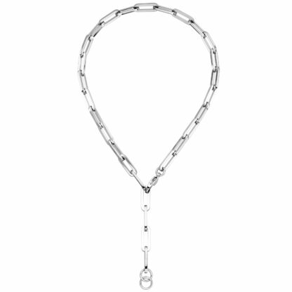 Y-Collier Stil minimalistisch Edelstahl ca. 55 cm