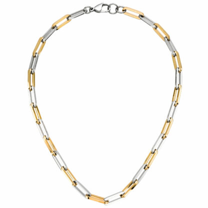 Y-Collier minimalistisch Edelstahl/PVD goldfarben ca. 47 cm