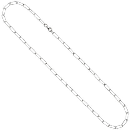 Glieder-Collier 925 Silber diamantiert ca. 45 cm